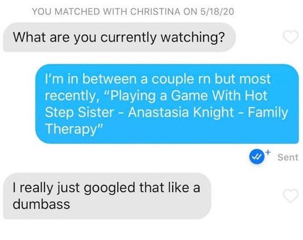 online advertising - You Matched With Christina On 51820 What are you currently watching? I'm in between a couple rn but most recently, "Playing a Game With Hot Step Sister Anastasia Knight Family Therapy" H Sent I really just googled that a dumbass