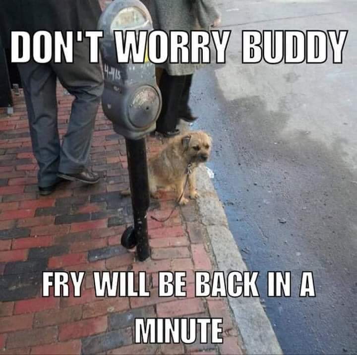 futurama fry seymour - Don'T Worry Buddy Fry Will Be Back In A Minute