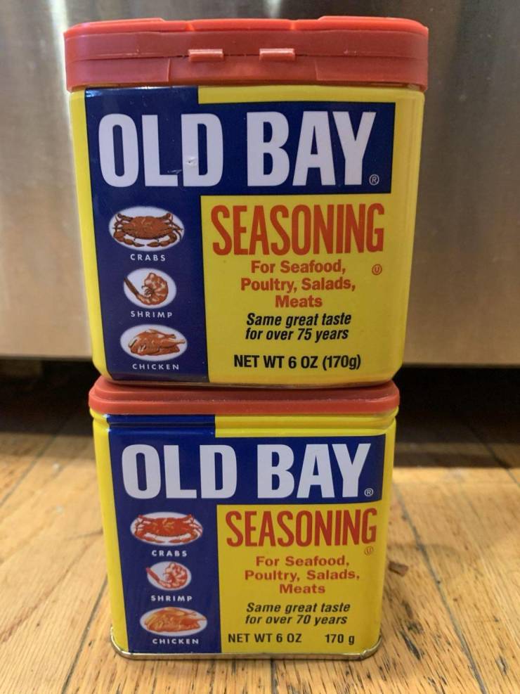 old bay seasoning - Old Bay. Seasoning Crabs Shrimp For Seafood, Poultry, Salads, Meats Same great taste for over 75 years Net Wt 6 Oz 170g Chicken Old Bay. Seasoning Crabs Shrimp For Seafood Poultry, Salads, Meats Same great taste for over 70 years Net W