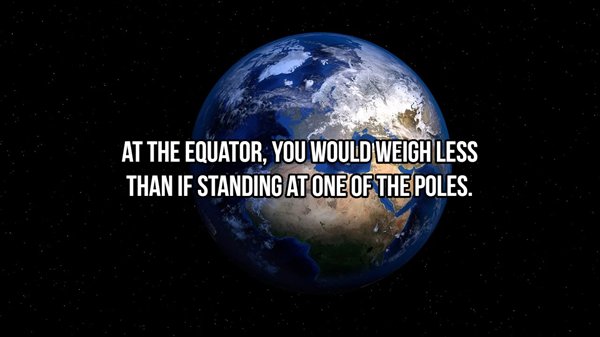 earth europe from space - At The Equator, You Would Weigh Less Than If Standing At One Of The Poles.