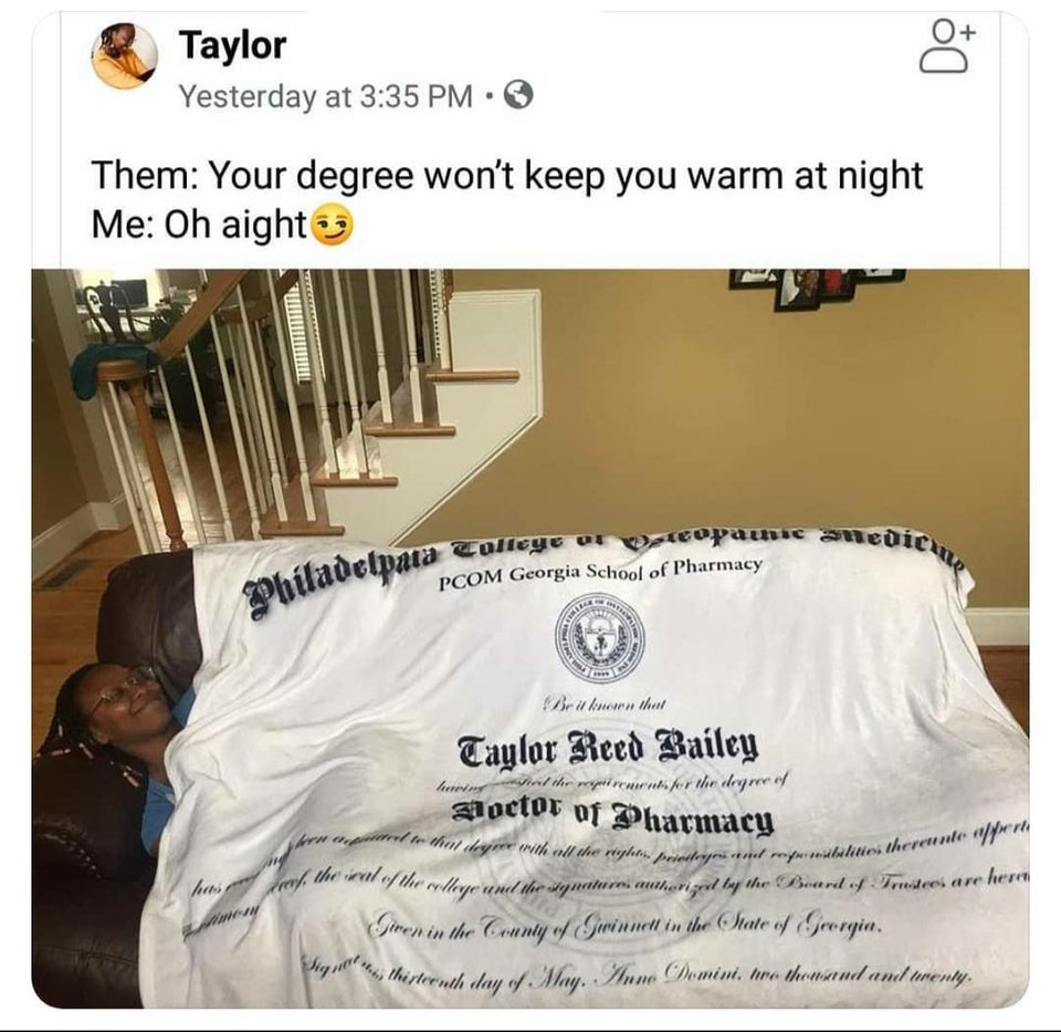 material - na te that degree with all the right priedlenie rywbilities thereule w oh Taylor Yesterday at 8 Them Your degree won't keep you warm at night Me Oh aight College of picopainue medie Pcom Georgia School of Pharmacy Philadelpara Beit know the Tay