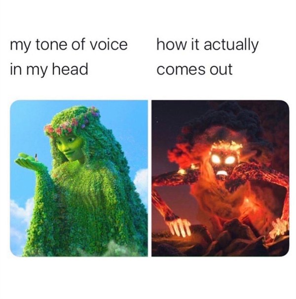 my tone of voice in my head meme - my tone of voice in my head how it actually comes out