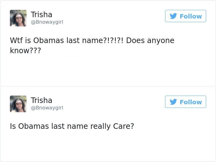 website - Trisha Wtf is Obamas last name?!?!?! Does anyone know??? Trisha Is Obamas last name really Care?