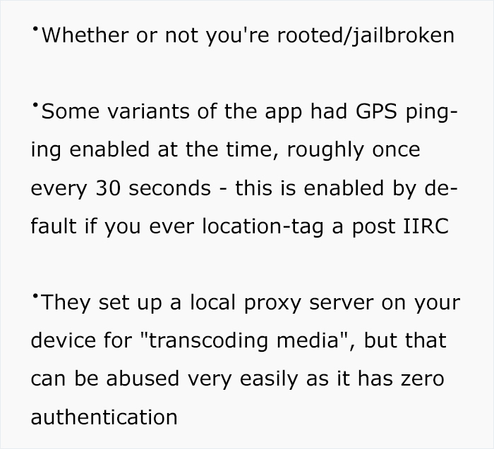 characteristics of free trade - 'Whether or not you're rootedjailbroken Some variants of the app had Gps ping ing enabled at the time, roughly once every 30 seconds this is enabled by de fault if you ever locationtag a post Iirc They set up a local proxy 