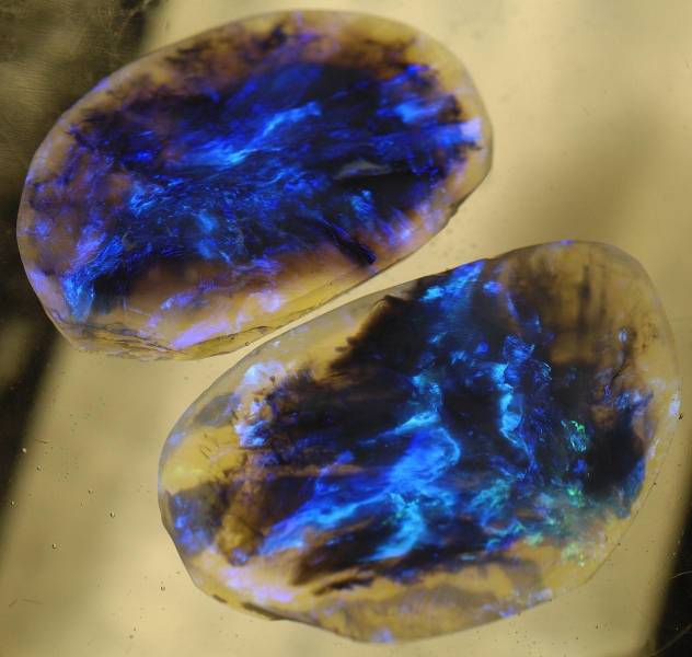 rare opal blue