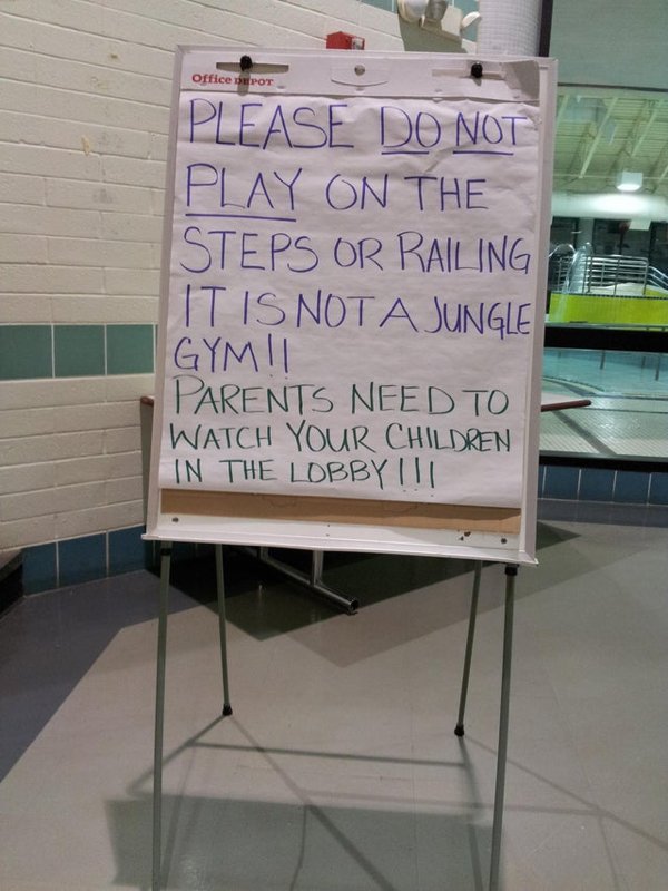 table - Office Depot Please Do Not Play On The Steps Or Railing It Is Not A Jungle Gym Parents Need To Watch Your Children In The Lobby!!!