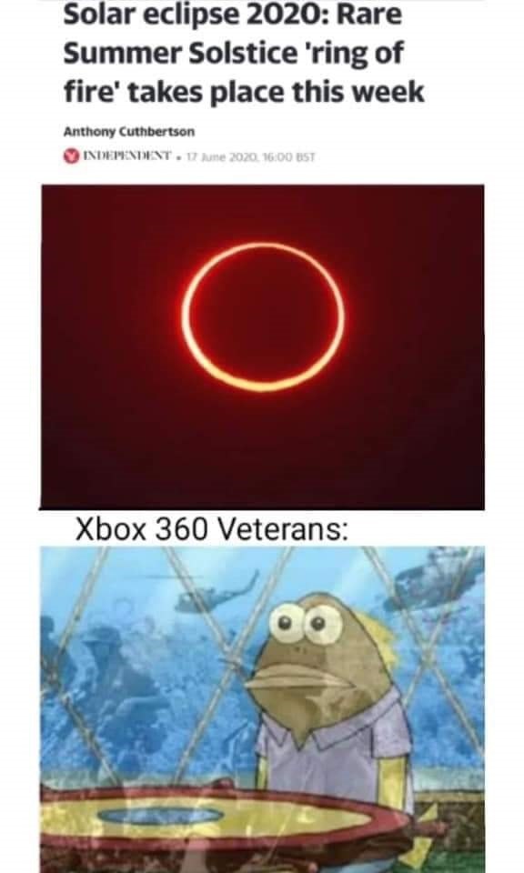 spongebob reaction memes - Solar eclipse 2020 Rare Summer Solstice 'ring of fire' takes place this week Anthony Cuthbertson Independent. Est Xbox 360 Veterans