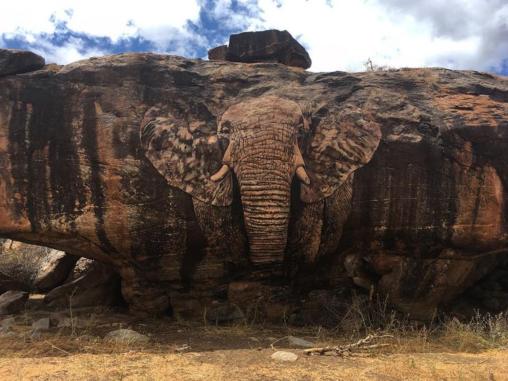 reteti elephant sanctuary rock art