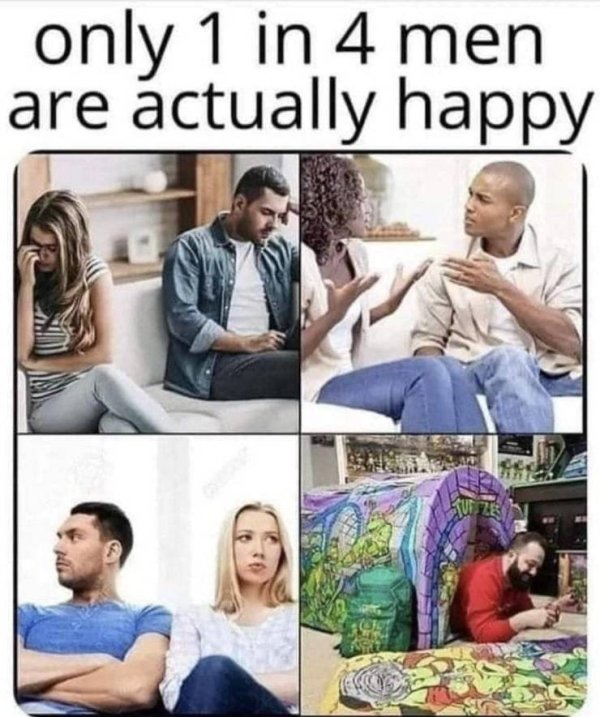 intp memes - only 1 in 4 men are actually happy