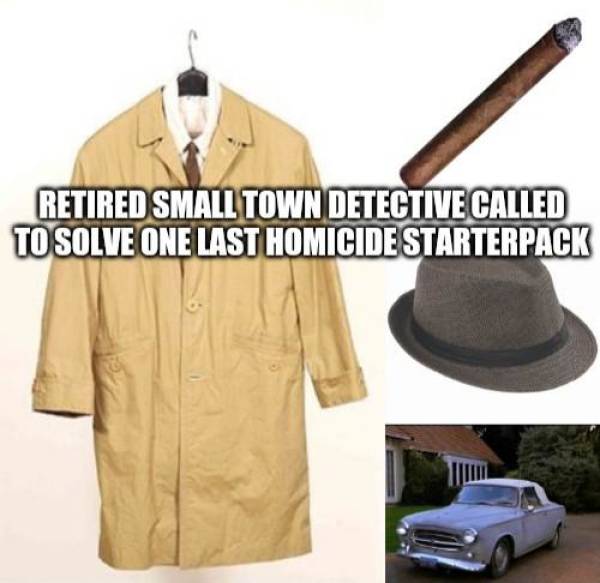 sleeve - Retired Small Town Detective Called To Solve One Last Homicide Starterpack