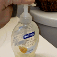 hand soap dispenser straw is too short to reach the bottom of the bottle