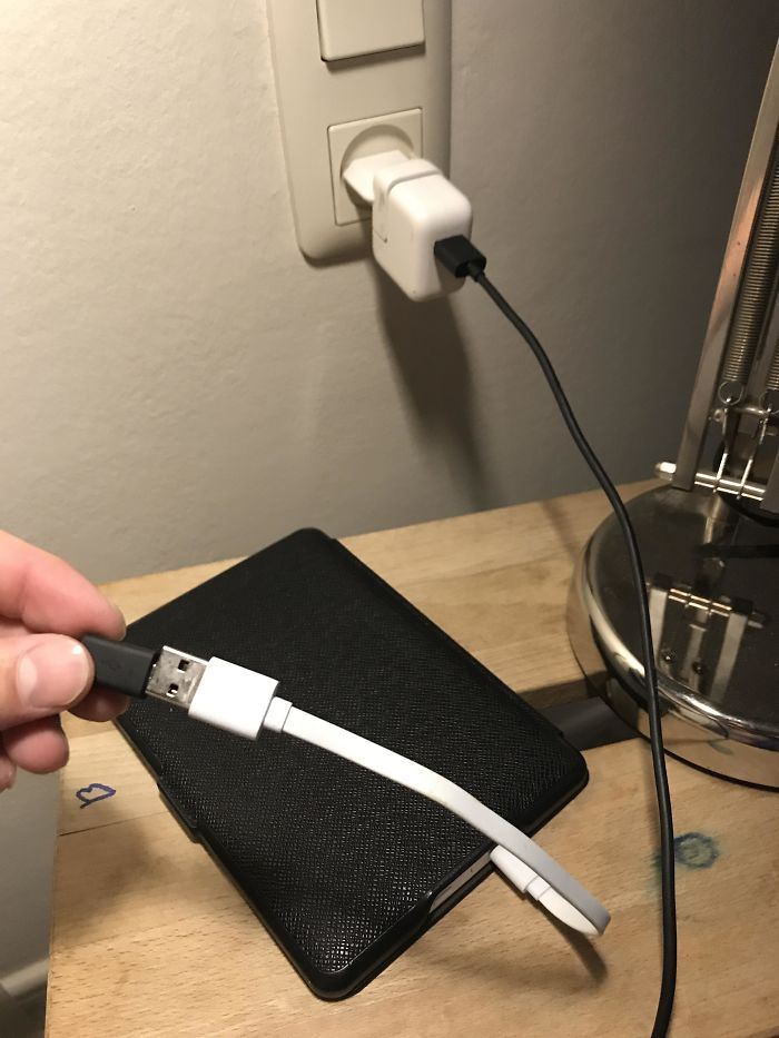 plugging a usb into the wrong outlet