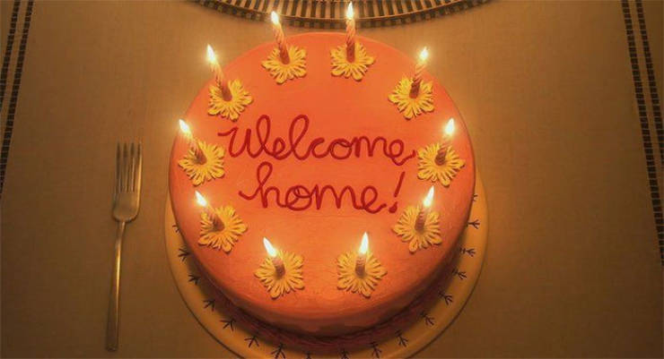 coraline welcome home cake - Welcome home!