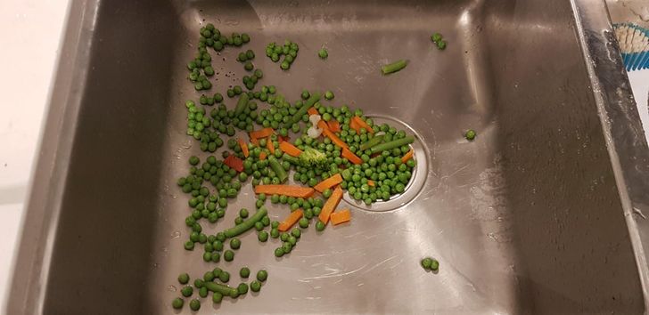 “I keep telling myself I need to buy a strainer.”