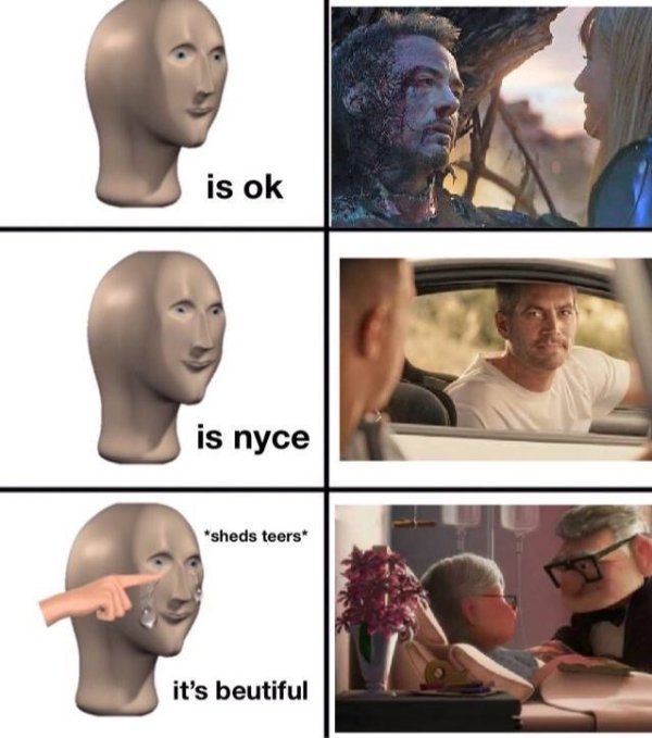 jaw - is ok is nyce sheds teers it's beutiful