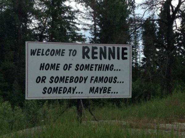 rennie manitoba - Welcome To Rennie Home Of Something... Or Somebody Famous... Someday... Maybe...