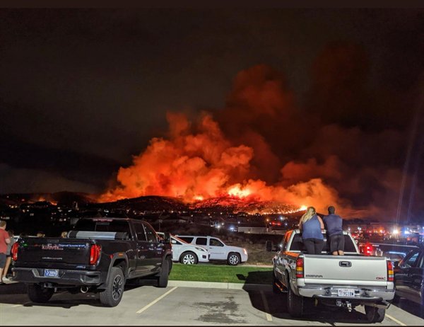 “My mountain caught on fire at 3am…. yep, that’s my house…”