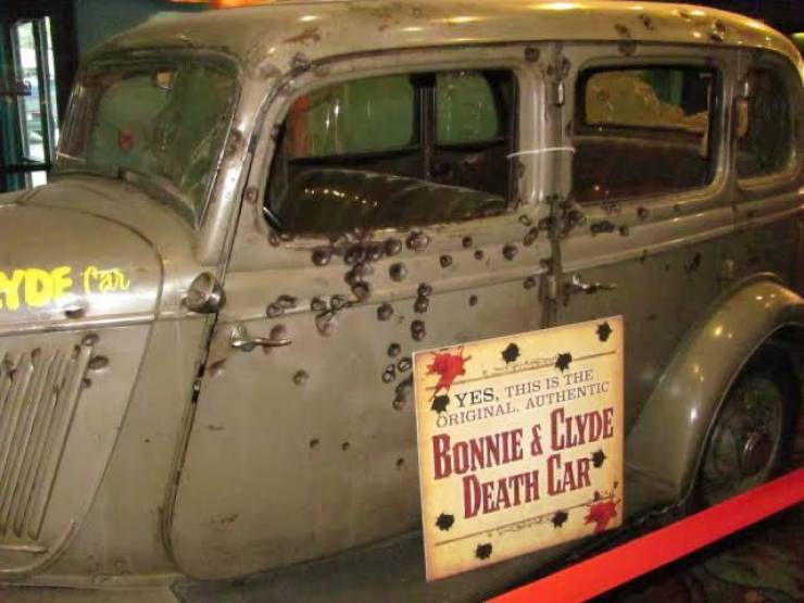 death - Yde Can gel Yes, This Is The Originalauthentic Bonnie & Clyde Death Car
