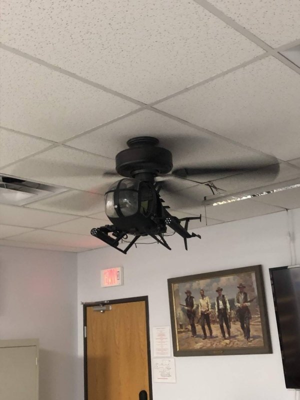 helicopter ceiling fan