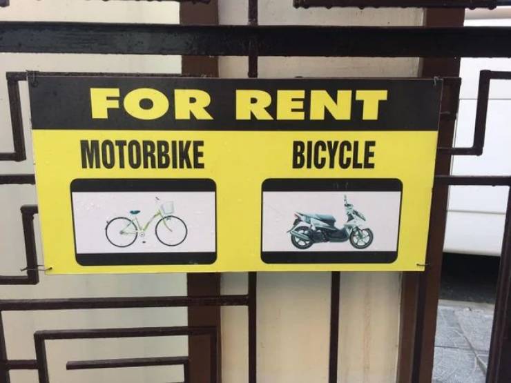 For Rent Motorbike Bicycle