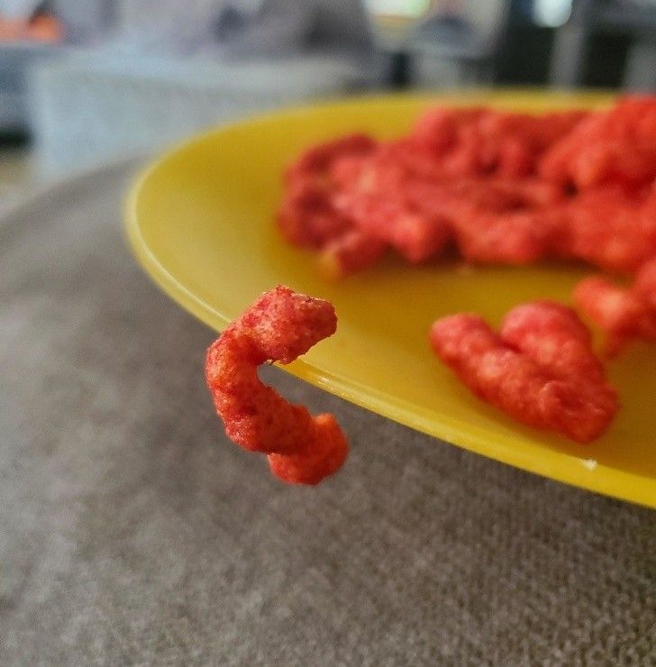 Floating Cheeto! Floating Cheeto!