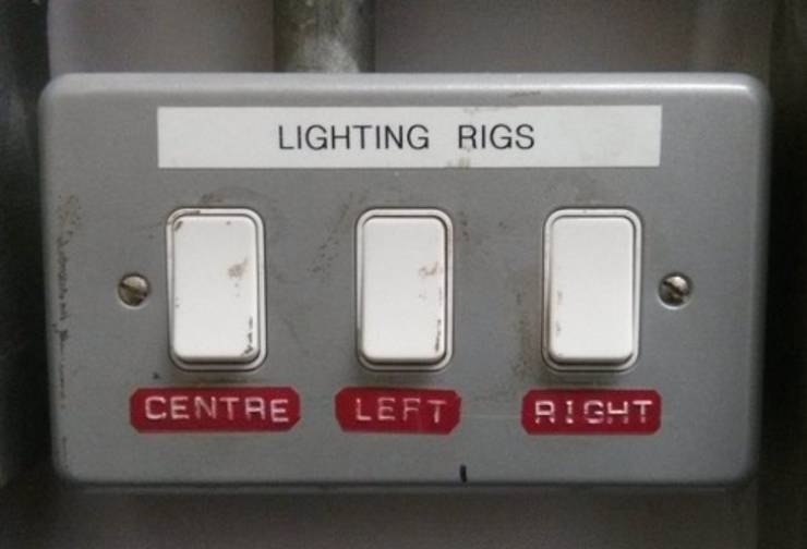 annoying photos perfectionist - Lighting Rigs Centre Left Right