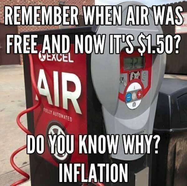 banner - Remember When Air Was Free And Now It'S $1.50? Dexcel Air Fully Automated Do You Know Why? Inflation