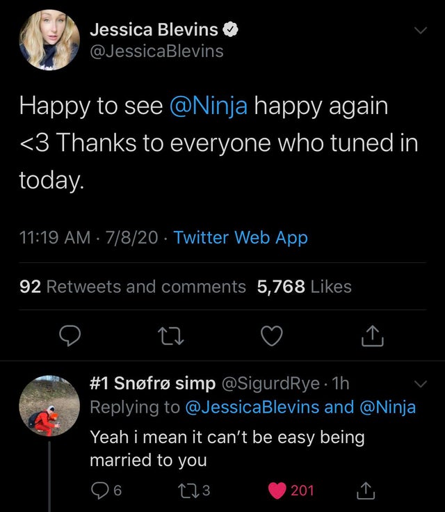 screenshot - Jessica Blevins Happy to see happy again