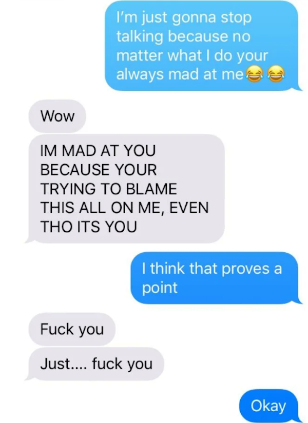25 Insane Texts from People's Exes
