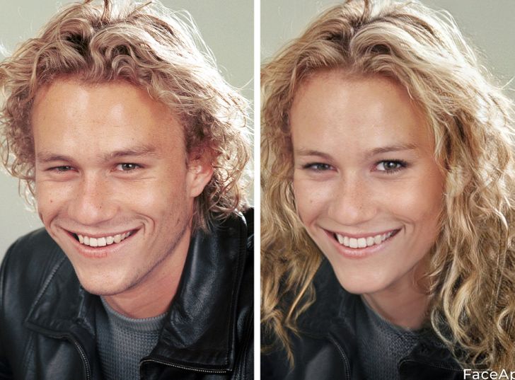 heath ledger hair