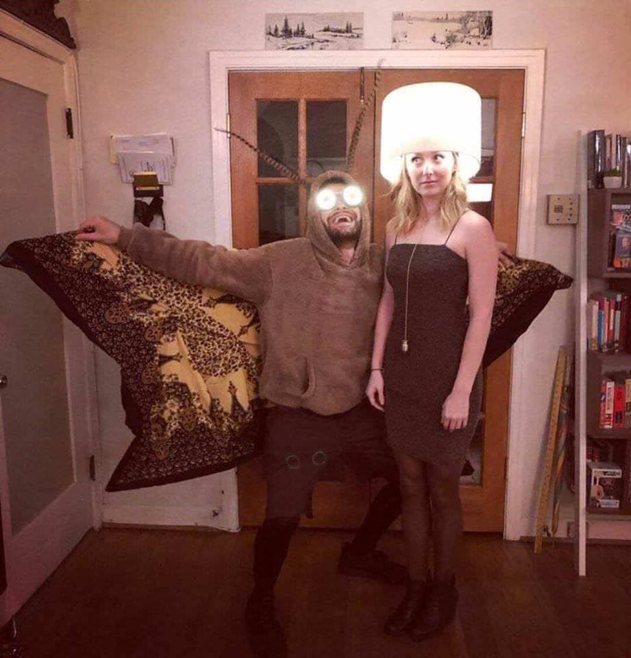 moth couples halloween costume