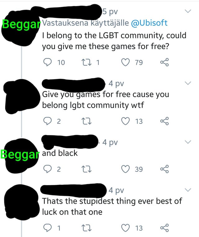 entitled people - clip art - 5 pv Beggar Vastauksena kyttjlle I belong to the Lgbt community, could you give me these games for free? 10 22 1 79 4 pv Give you games for free cause you belong Igbt community wtf 2 13 of .Apv Beggar and black 2 27 39 of 4 pv