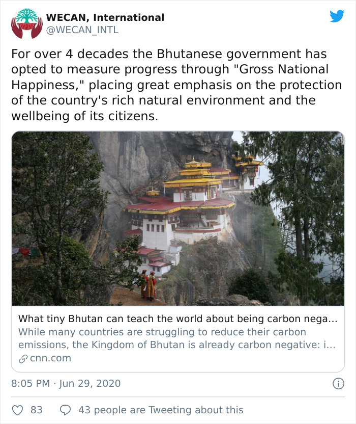 For over 4 decades the Bhutanese government has opted to measure progress through