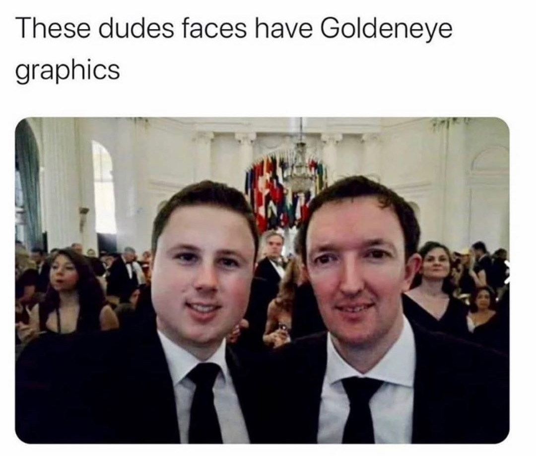 goldeneye n64 faces - These dudes faces have Goldeneye graphics