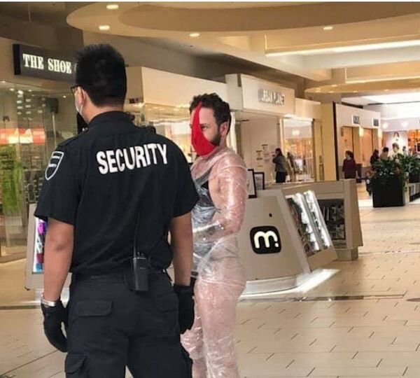 nanaimo mall saran wrap - The Shor Security m