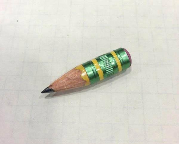 finished pencil