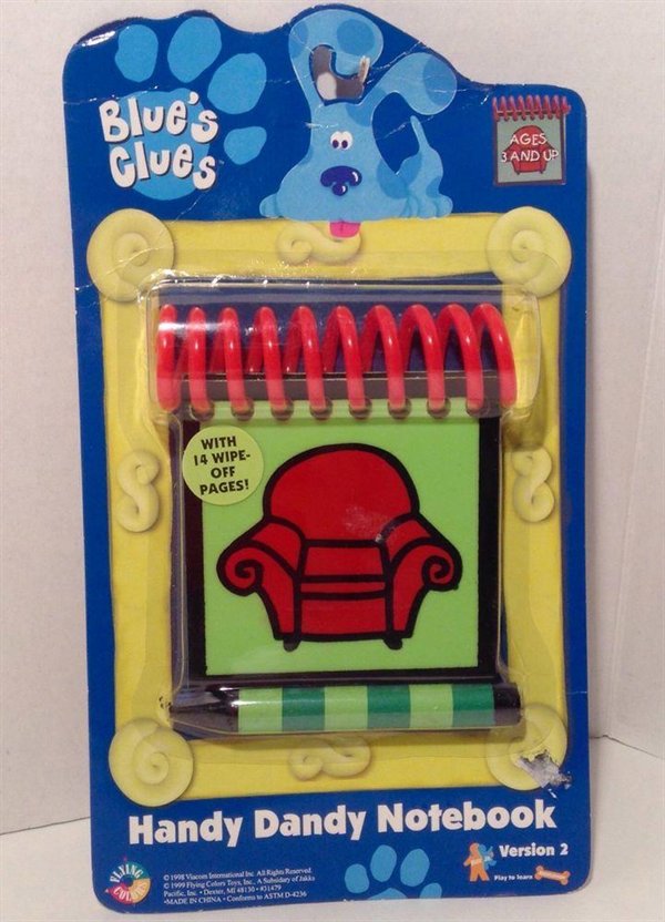 blue's clues handy dandy notebook - Blue's Glues Ages 3 And Op With 14 Wipe Off Pages! Handy Dandy Notebook Version 2 Player 190 cm Immational Ary Red Ching Celan Toys In A Sunday of Prof. Dr. M431610147 Made In China.Com AstmdC