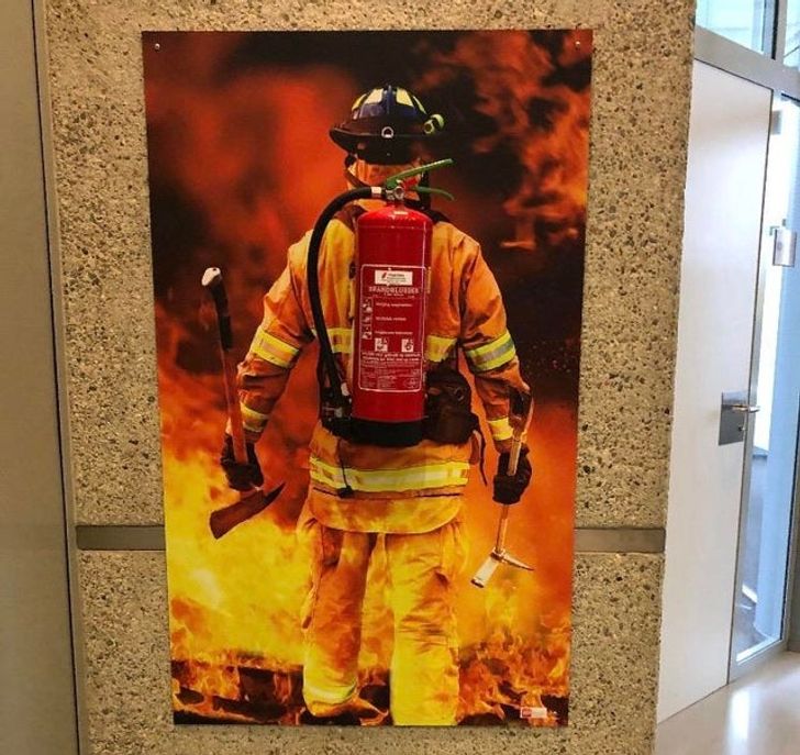 “It looks nice, sure, but I didn’t even know it was a real extinguisher.”