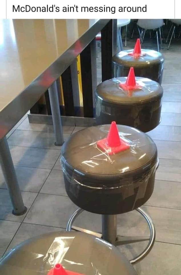 table - McDonald's ain't messing around