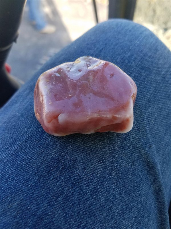 Rock that looks like raw chicken.