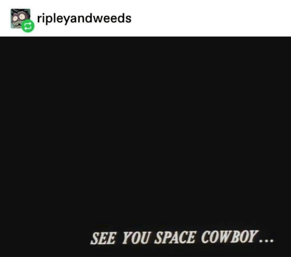 multimedia - ripleyandweeds See You Space Cowboy...