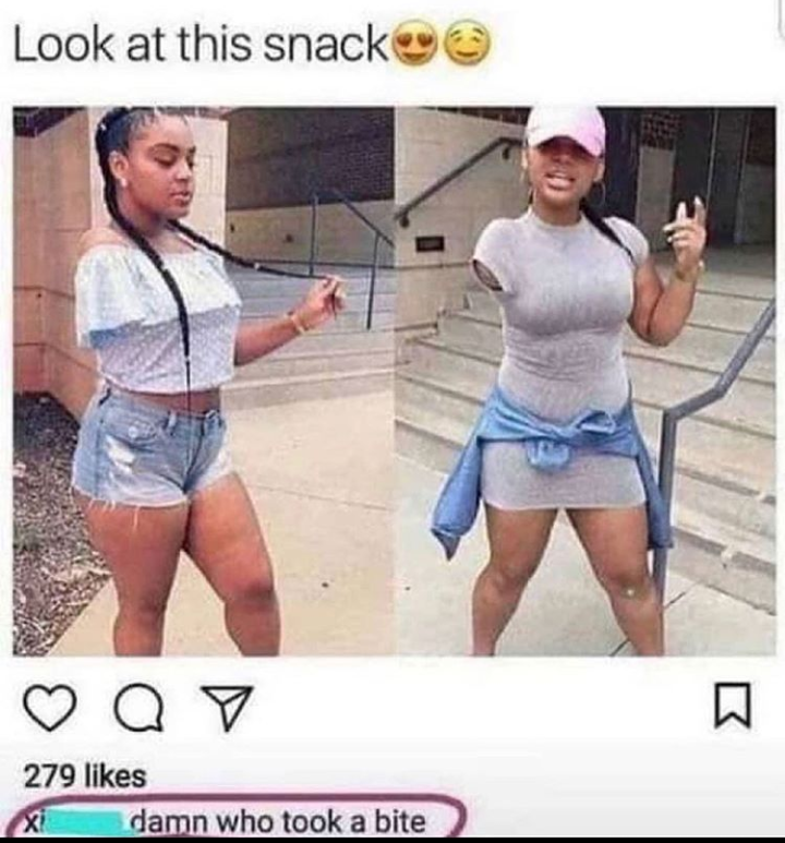 damn who took a bite meme - Look at this snack Qy 279 damn who took a bite