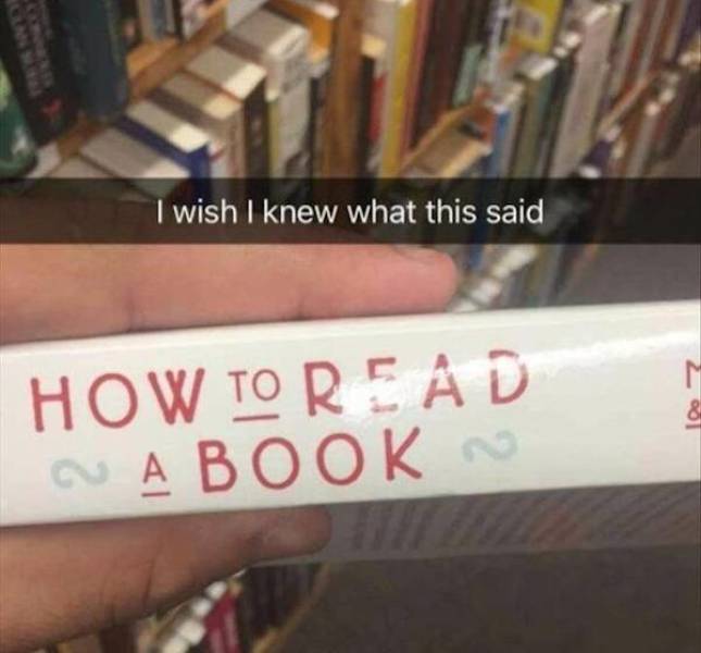 read a book - I wish I knew what this said How To Read A Book