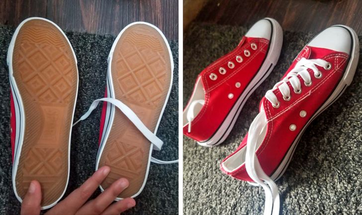 “Ordered a pair of shoes online, they took a while to get delivered. When they arrived I was so excited to try them on, and then realized they were both for my left foot.”