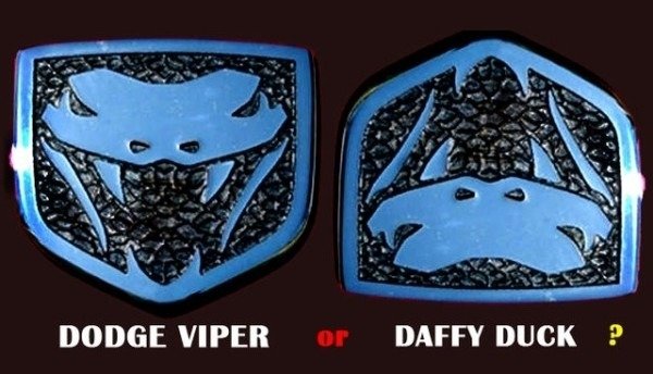 dodge viper logo upside down - Dodge Viper Ot Daffy Duck ?