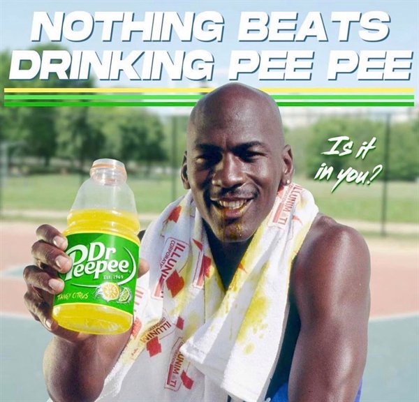 athlete - Nothing Beats Drinking Pee Pee Is it in you? Illunim Ti Corpor Dr Teepee 1N0771 Fancy Mus Winnt Unim Ti
