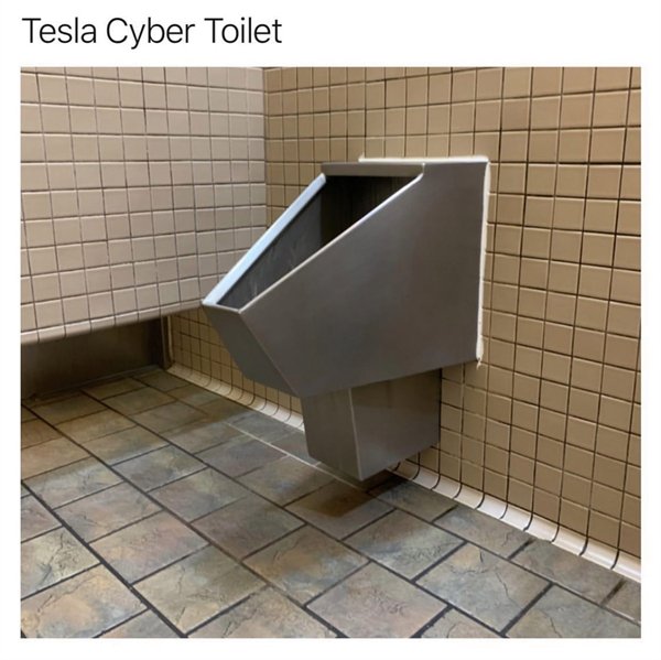 tesla cyber toilet - Tesla Cyber Toilet