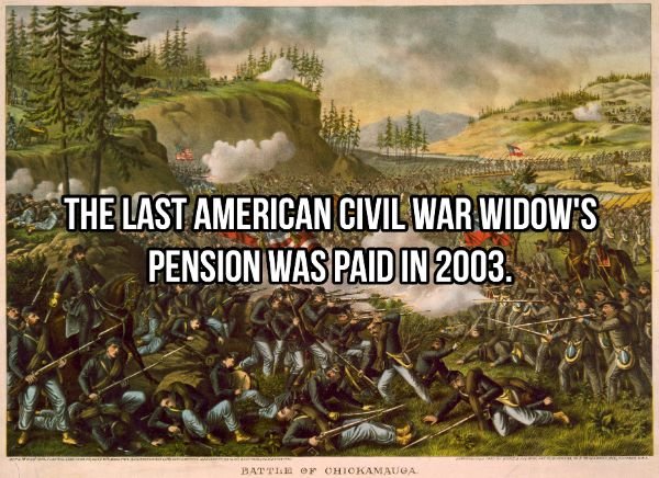 georgia civil war - The Last American Civil War Widow'S Pension Was Paid In 2003. Bat Tid Of Ohiokamauca