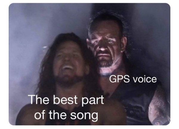 Gps voice The best part of the song