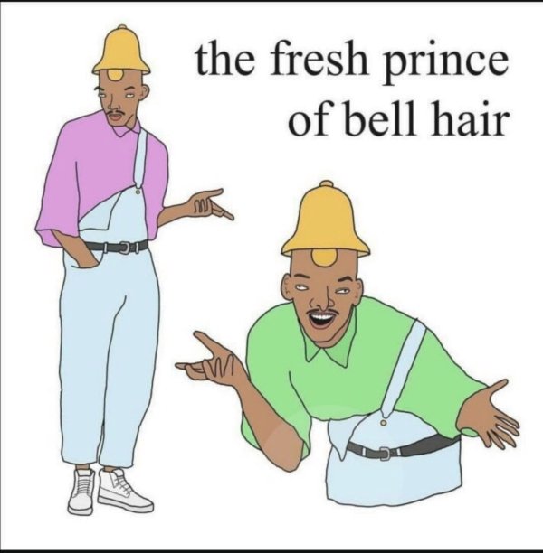 chris simpsons - the fresh prince of bell hair